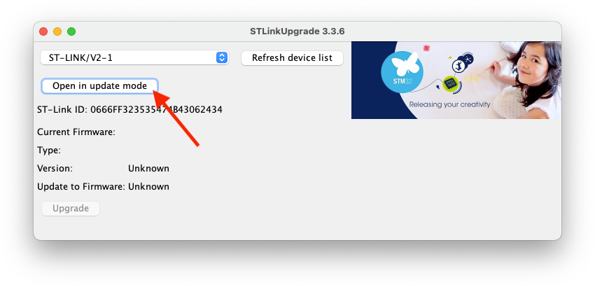 ST-Link Upgrade 1